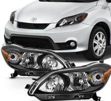 Cargar imagen en el visor de la galería, 2009-2014 Toyota Matrix Par Focos Fondo Negro (Chofer & Pasajero) - PAL Auto Parts