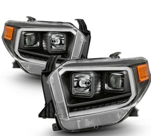Cargar imagen en el visor de la galería, 2014-2017 Toyota Tundra Par Focos Fondo Negro LED DRL turn Signal ( Chofer & Pasajero) - PAL Auto Parts