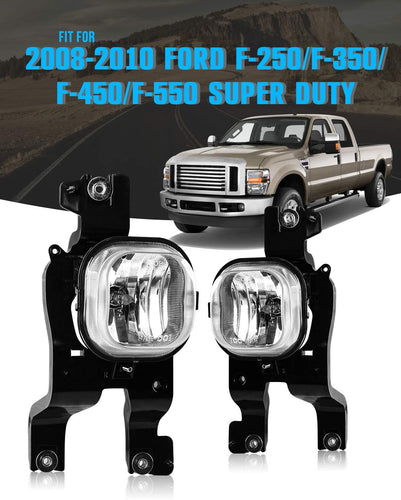 2008-2010 Ford F-250 350 450 Fog Lights (Chofer & Pasajero) - PAL Auto Parts