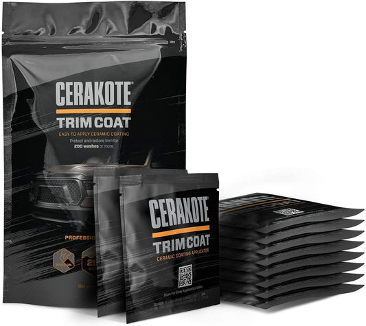 CERAKOTE Kit de revestimiento de cerámica – Restaurador rápido de plástico – Restauración garantizada para durar más de 200 lavados - PAL Auto Parts