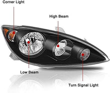Cargar imagen en el visor de la galería, 2005-2006 Toyota Camry Par Focos Fondo Negro (Chofer & Pasajero) - PAL Auto Parts