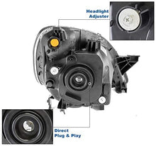 Cargar imagen en el visor de la galería, 2002-2004 Honda CR-V/CRV Par Focos Fondo Negro (Chofer & Pasajero) - PAL Auto Parts