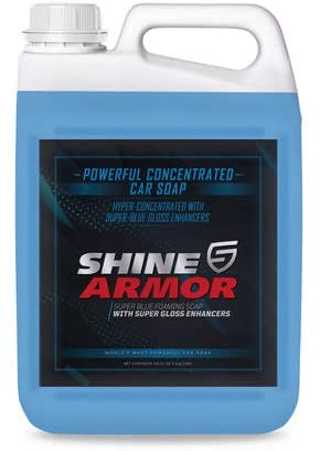 Shine Armor BEST CAR SOAP 128oz - Jabón de lavado de coches con gel de brillo ultra concentrado para lavado de coches - PAL Auto Parts