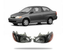 Cargar imagen en el visor de la galería, Toyota Echo 2000-2001 Par Focos Fondo Negro (Chofer & Pasajero) - PAL Auto Parts