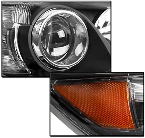 2010-2011 Toyota Camry Par Focos Fondo Negro (Chofer & Pasajero) - PAL Auto Parts