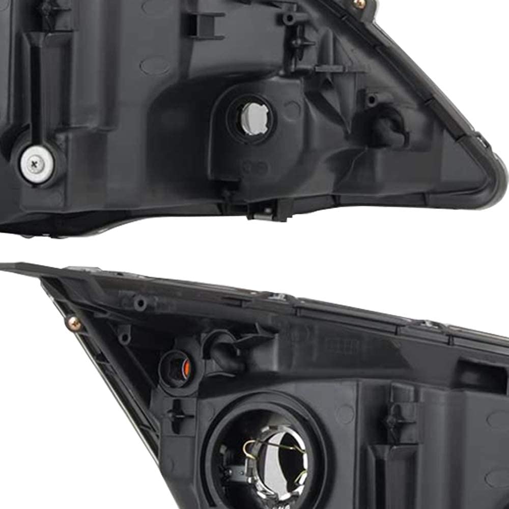 2007-2011 Honda CR-V/CRV Par Focos Fondo Negro (Chofer & Pasajero) - PAL Auto Parts