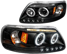 Cargar imagen en el visor de la galería, 1997-2003 Ford F-150 Expedition Par Focos LED DRL Projector Fondo Negro (Chofer & Pasajero) - PAL Auto Parts