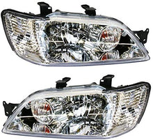 Cargar imagen en el visor de la galería, 2002-2003 Mitsubishi Lancer Par Focos Fondo Cromado (Chofer & Pasajero) - PAL Auto Parts