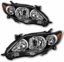 Cargar imagen en el visor de la galería, 2011-2013 Toyota Corolla Par Focos Fondo Negro (Chofer & Pasajero) - PAL Auto Parts