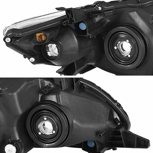 2011-2013 Toyota Corolla Par Focos Fondo Negro (Chofer & Pasajero) - PAL Auto Parts