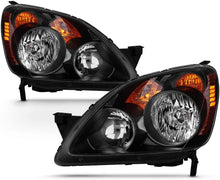 Cargar imagen en el visor de la galería, 2005-2006 Honda CR-V/CRV Par Focos Fondo Negro (Chofer & Pasajero) - PAL Auto Parts