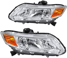 Cargar imagen en el visor de la galería, 2012-2015 Honda Civic Par Focos Fondo Cromado (Chofer & Pasajero) - PAL Auto Parts