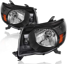 Cargar imagen en el visor de la galería, 2005-2011 Toyota Tacoma Focos Fondo Negro Claro (Chofer & Pasajero) - PAL Auto Parts