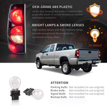 Cargar imagen en el visor de la galería, 1999-2006 Chevy Silverado Par Focos Traseros Fondo Smoke (Chofer & Pasajero) - PAL Auto Parts