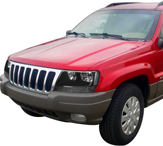 Para 1999-2004 Jeep Grand Cherokee Laredo Smoked Faros Derecho Izquierdo - PAL Auto Parts