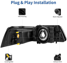 Cargar imagen en el visor de la galería, 2002-2004 Ford Mustang Par Focos Fondo Cromado (Chofer & Pasajero) - PAL Auto Parts