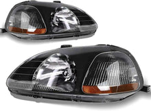 Cargar imagen en el visor de la galería, 1996-1998 Honda Civic Par Focos Fondo Negro (Chofer & Pasajero) - PAL Auto Parts
