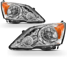 Cargar imagen en el visor de la galería, 2007-2011 Honda CR-V/CRV Par Focos Fondo Cromado (Chofer & Pasajero) - PAL Auto Parts
