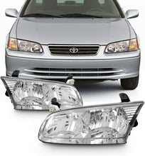 Cargar imagen en el visor de la galería, 2000-2001 Toyota Camry Par Focos Fondo Cromado (Chofer & Pasajero) - PAL Auto Parts