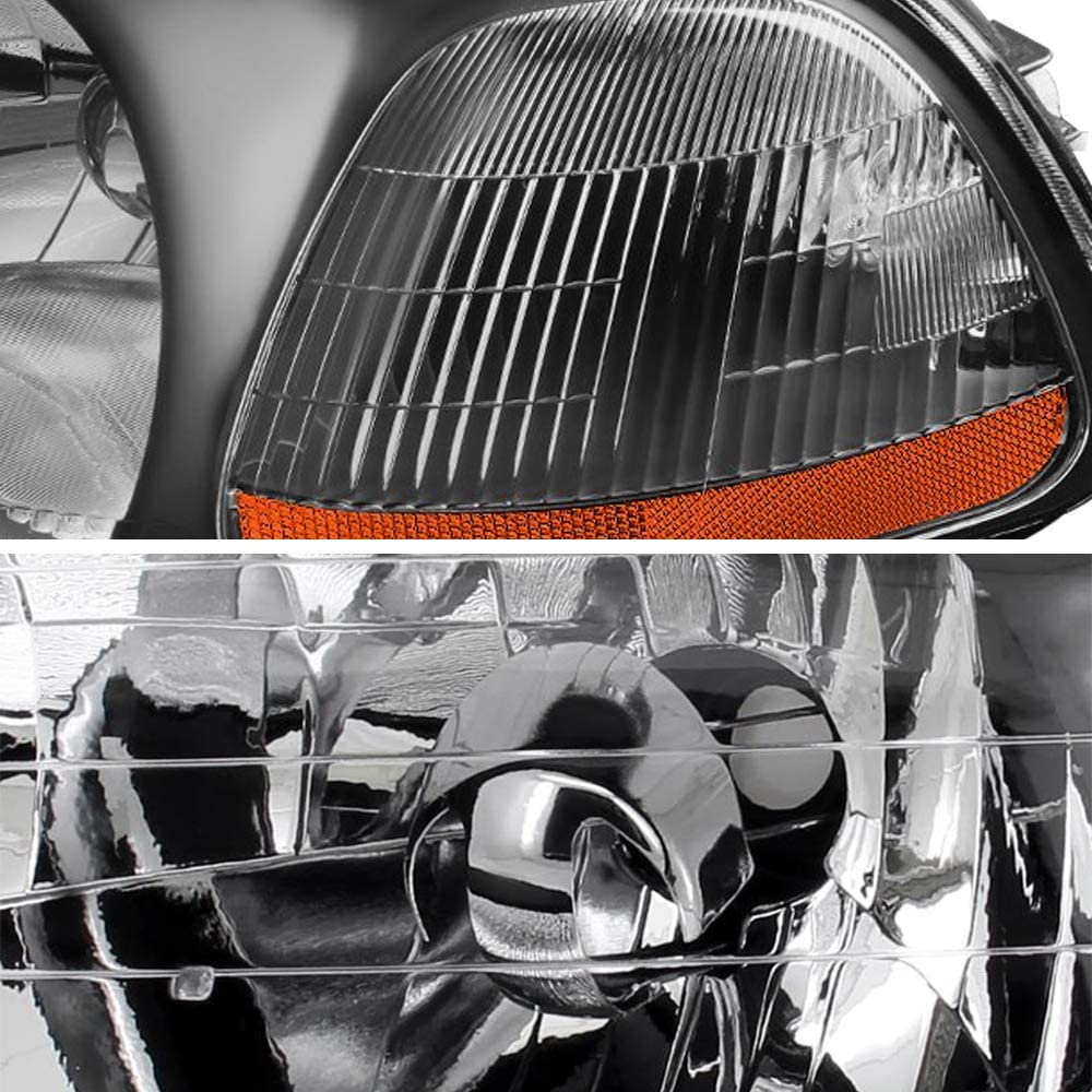 Parrilla Delantera Negra Para Honda Civic 1996-1998