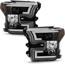 Cargar imagen en el visor de la galería, 2015-2017 Ford F-150 Par Focos LED DRL TUBE Fondo Negro (Chofer & Pasajero) - PAL Auto Parts