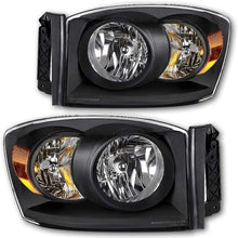 Cargar imagen en el visor de la galería, 2006-2009 Dodge Ram 1500 Par Focos Fondo Negro (Chofer & Pasajero) - PAL Auto Parts
