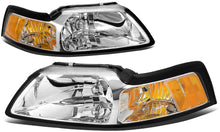 Cargar imagen en el visor de la galería, 1999-2004 Ford Mustang Par Focos Fondo Cromado (Chofer & Pasajero) - PAL Auto Parts