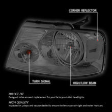 Cargar imagen en el visor de la galería, 2004-2008 Ford F-150 Par Focos Fondo Cromado (Chofer & Pasajero) - PAL Auto Parts