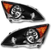 Cargar imagen en el visor de la galería, 2007-2011 Honda CR-V/CRV Par Focos Fondo Negro (Chofer & Pasajero) - PAL Auto Parts
