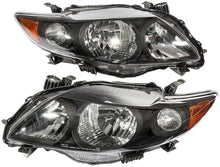 Cargar imagen en el visor de la galería, 2009-2010 Toyota Corolla Par Focos Fondo Negro (Chofer & Pasajero) - PAL Auto Parts