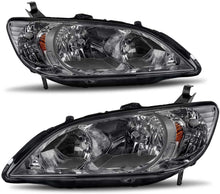 Cargar imagen en el visor de la galería, 2004-2005 Honda Civic Par Focos Smoked (Chofer & Pasajero) - PAL Auto Parts