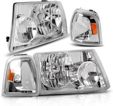 Cargar imagen en el visor de la galería, 2001-2011 Ford Ranger Par Focos Fondo Cromado (Chofer & Pasajero) - PAL Auto Parts