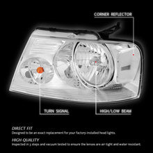 Cargar imagen en el visor de la galería, 2004-2008 Ford F-150 Par Focos Fondo Claro (Chofer & Pasajero) - PAL Auto Parts
