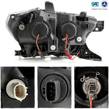 Cargar imagen en el visor de la galería, 2016-2021 Toyota Tacoma par Focos Fondo Negro LED (Chofer & Pasajero) - PAL Auto Parts