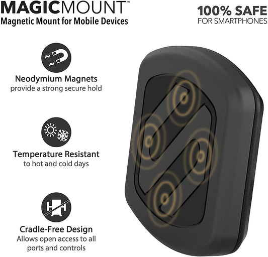 Scosche MagicMount - Soporte magnético universal para dispositivos móviles - PAL Auto Parts