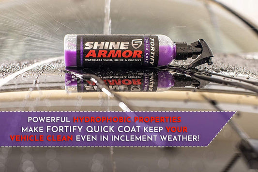 Shine Armor Fortify - Esmalte de capa superior hidrofóbico y protección selladora de pintura de polímero - PAL Auto Parts