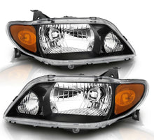 Cargar imagen en el visor de la galería, 2001-2003 MAZDA PROTEGE SEDAN PAR FOCOS FONDO NEGRO (CHOFER & PASAJERO) - PAL Auto Parts