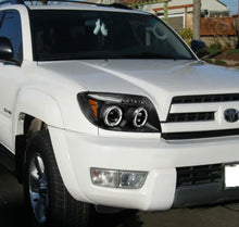 Cargar imagen en el visor de la galería, 2003-2006 Toyota Four 4Runner Par Focos Fondo Negro Halo & Led (Chofer & Pasajero)