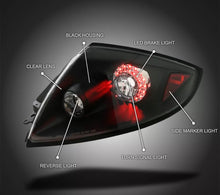 Cargar imagen en el visor de la galería, 2006-2011 Mitsubishi Eclipse Par Focos traseros Fondo Negro ( Chofer & Pasajero) - PAL Auto Parts