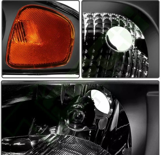 2000-2003 NISSAN SENTRA PAR FOCOS FONDO NEGRO ( CHOFER & PASAJERO) - PAL Auto Parts