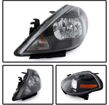 Cargar imagen en el visor de la galería, 2007-2012 Nissan Versa Par Focos Fondo Negro (Chofer & Pasajero) - PAL Auto Parts