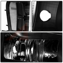 Cargar imagen en el visor de la galería, 2007-2014 GMC Sierra Par Focos Fondo Negro (Chofer &amp; Pasajero) - PAL Auto Parts
