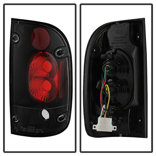2001-2004 Toyota Tacoma Focos Traseros Fondo Negro (Chofer & Pasajero) - PAL Auto Parts