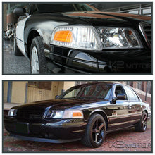 Cargar imagen en el visor de la galería, 1998-2011 Victoria Crown Par Focos Fondo Cromado (Chofer & Pasajero) - PAL Auto Parts