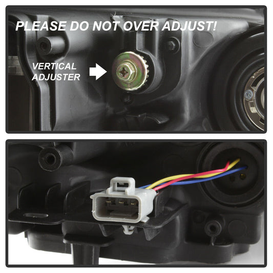 2014-2015-2016 Toyota Corolla Par Focos Fondo Negro (Chofer & Pasajero) - PAL Auto Parts