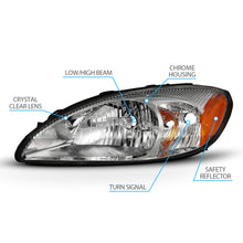 Cargar imagen en el visor de la galería, 2000-2007 Ford Taurus Par Focos Fondo Cromado (Chofer & Pasajero) - PAL Auto Parts