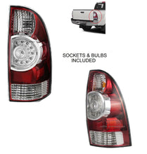 Cargar imagen en el visor de la galería, 2005-2011 Toyota Tacoma Par Focos Traseros Fondo Cromado ( Chofer & Pasajero) - PAL Auto Parts