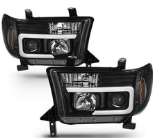 Cargar imagen en el visor de la galería, 2007-2013 Toyota Tundra / 2008-2017 Sequoia LED TUBE DRL HALO Par Focos fondo Negro ( Chofer & Pasajero) - PAL Auto Parts