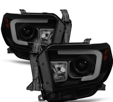 Cargar imagen en el visor de la galería, 2014-2017 Toyota Tundra Par Focos Fondo Smoke LED DRL turn Signal ( Chofer & Pasajero) - PAL Auto Parts