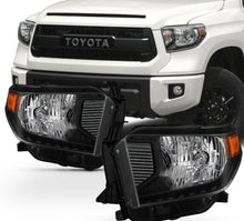 Cargar imagen en el visor de la galería, 2014-2017 Toyota Tundra Par Focos Fondo Negro ( Chofer & Pasajero) - PAL Auto Parts
